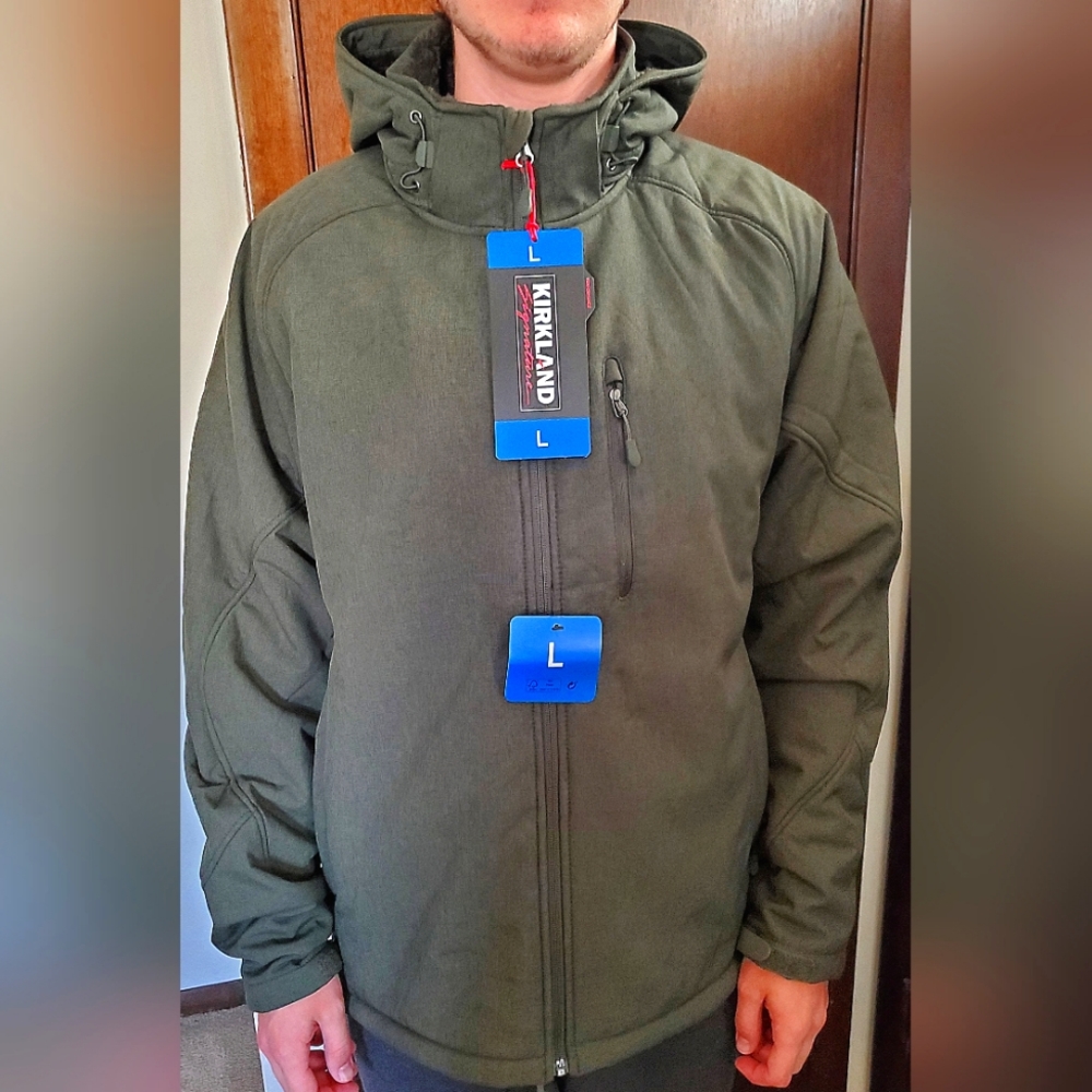 Men's Kirkland Signature Windproof Water Resistant Stretch Jacket L